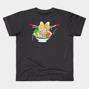 Flying Ramen Monster Kids T-Shirt